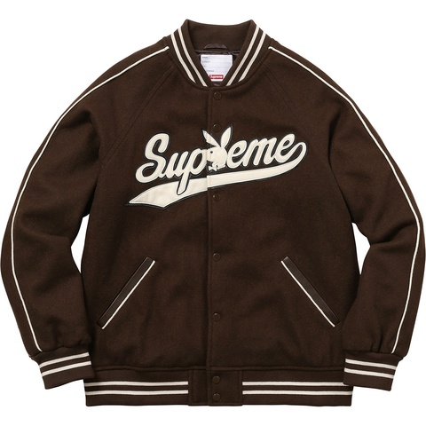 Supreme Supreme®/Playboy© Wool Varsity Jacket - Colorway