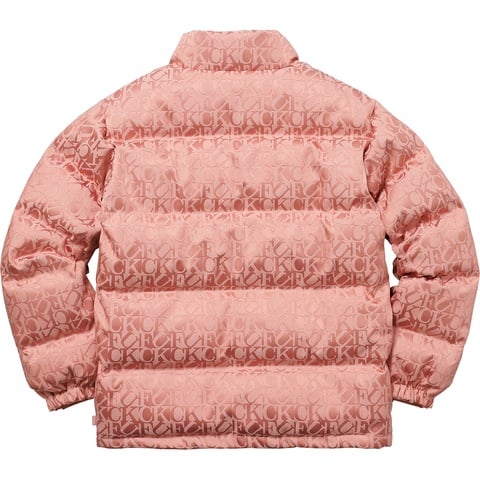 Supreme Fuck Jacquard Puffy Jacket - Colorway