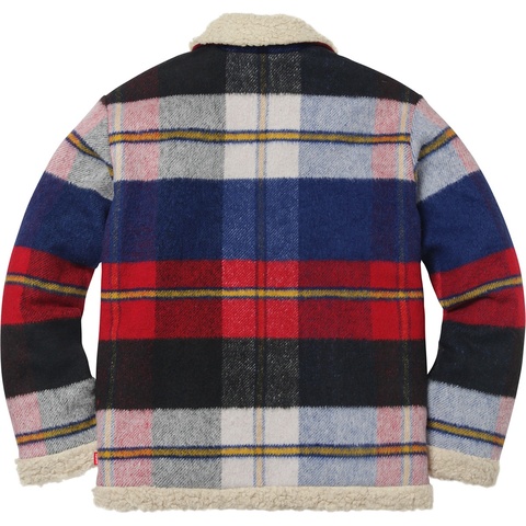 Supreme Plaid Shearling Bomber - Colorway