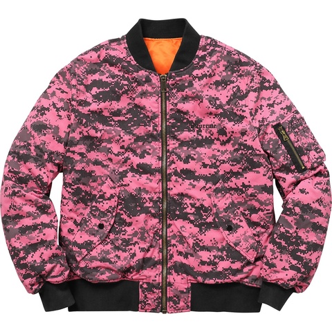 Supreme 17AW Digi Camo MA-1 ボンバージャケット Digi Camo MA-1 - fall/winter 2017 - Supreme