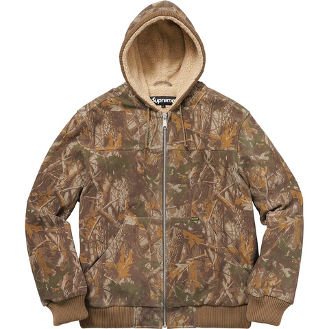 Hooded Suede Work Jacket - fall/winter 2017 - Supreme