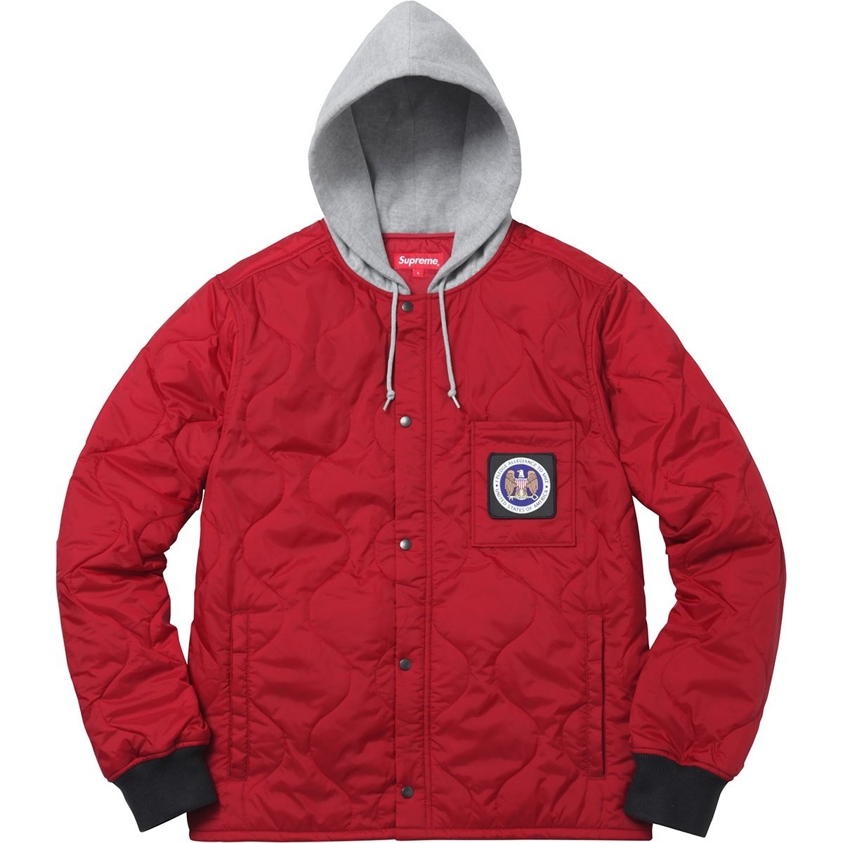 ジャケット・アウター Supreme Quilted Liner Hooded Jacket 17AW Supreme Quilted Liner Hooded Jacket (FW17) - $178