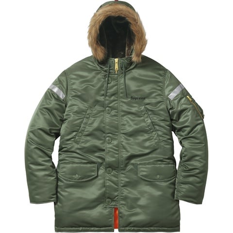 Reflective Cross N-3B Parka - SupremeCommunity