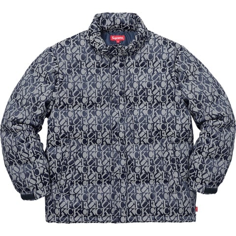 Supreme Fuck Jacquard Puffy Jacket - Colorway