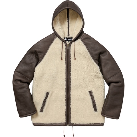 Supreme Reversed Shearling Hooded Jacket - Colorway