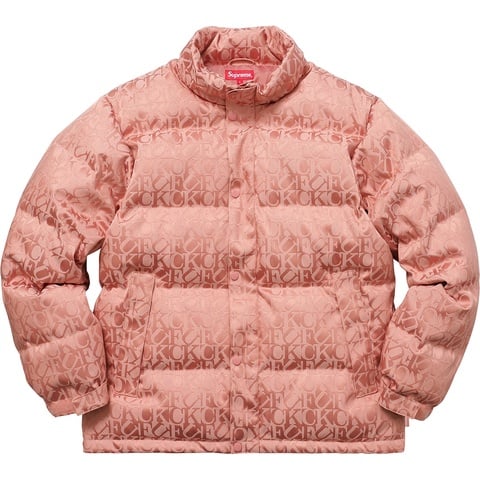 Supreme Fuck Jacquard Puffy Jacket - Colorway