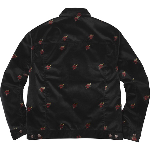 Velvet Trucker Jacket - fall/winter 2017 - Supreme