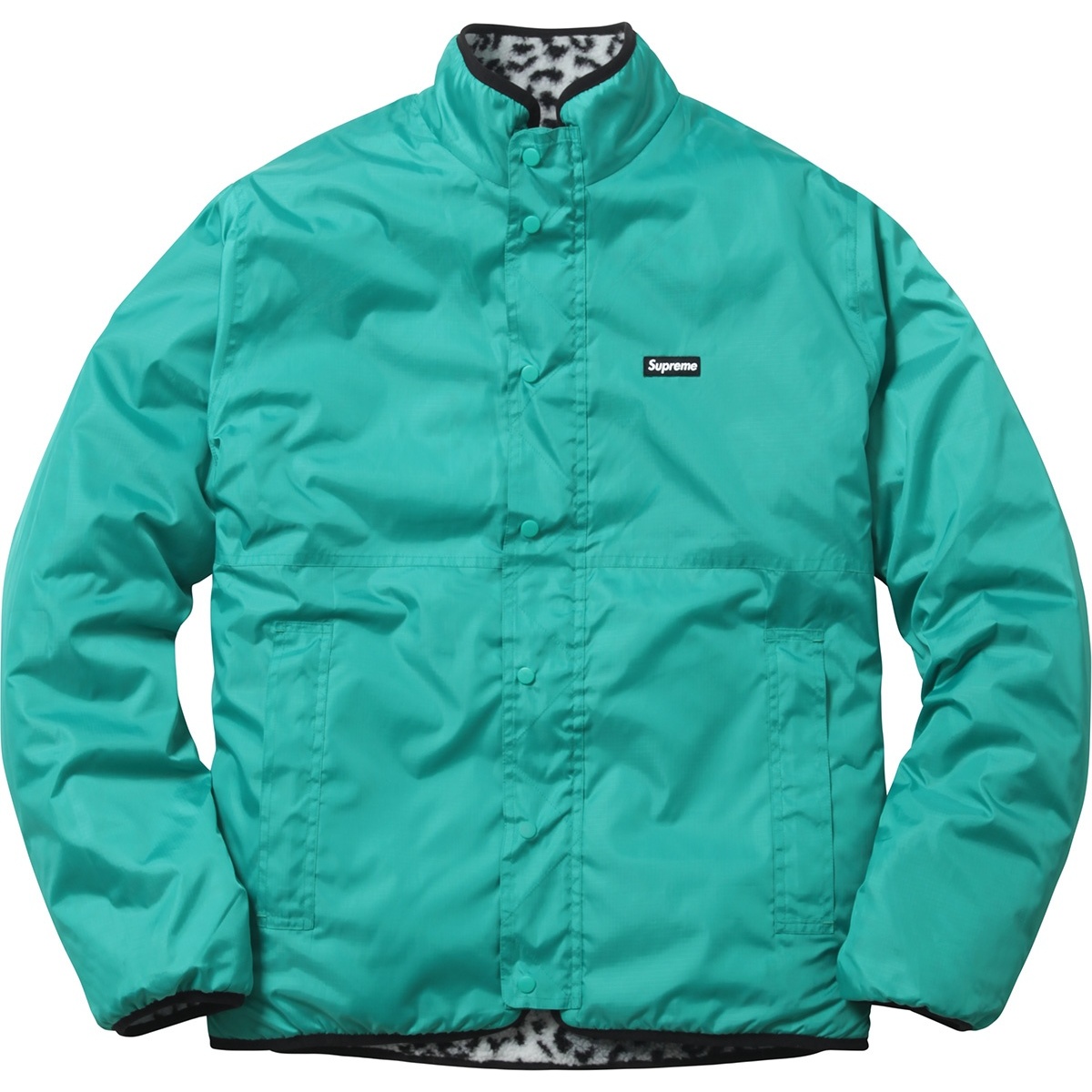 Supreme Leopard Fleece Reversible Jacket (FW17) - $198