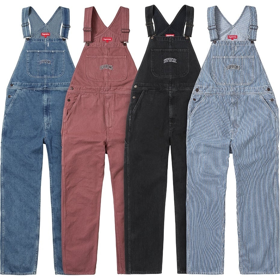 Supreme Washed Denim Overalls (fall/winter 2017) - $168.00