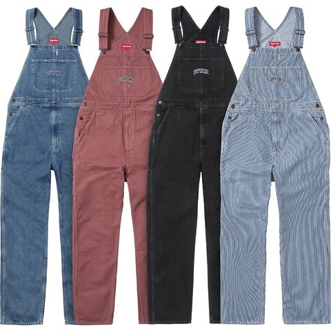 Supreme Washed Denim Overalls - $168.00