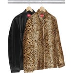 Supreme Cheetah Pile Zip Up Shirt (FW17)
