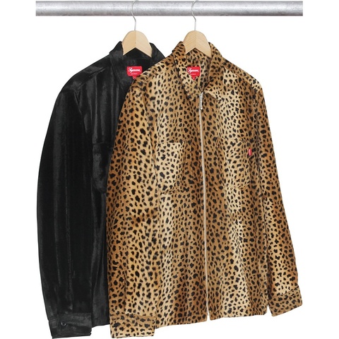 Supreme Cheetah Pile Zip Up Shirt - €168.00
