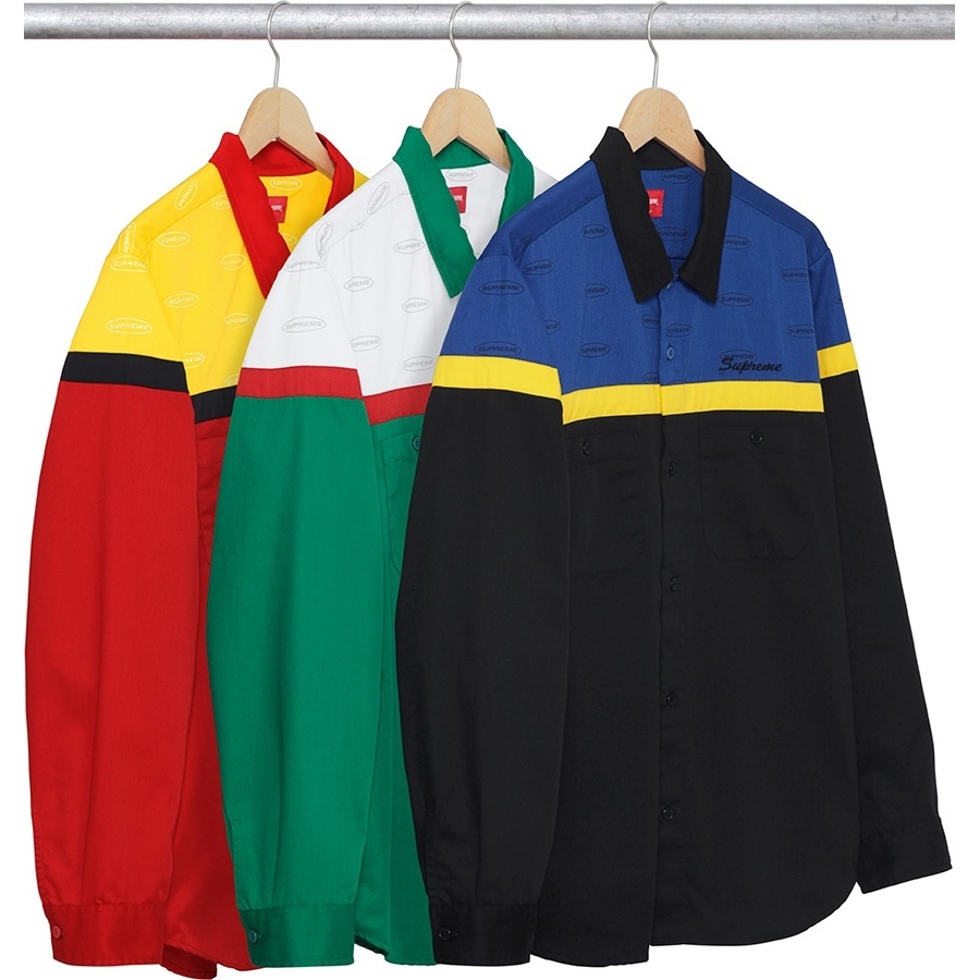 Color Blocked Work Shirt - fall/winter 2017 - Supreme