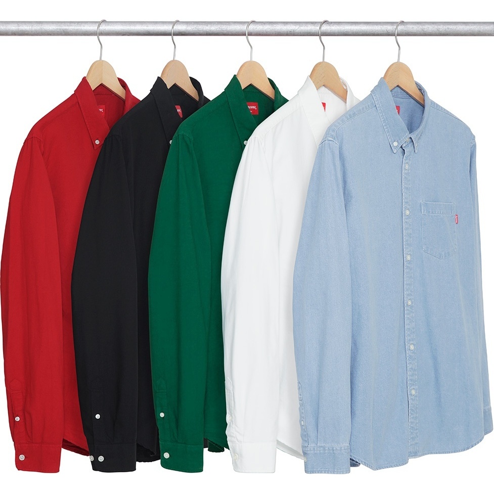 Supreme Oxford Shirt (fall/winter 2017) - $118.00