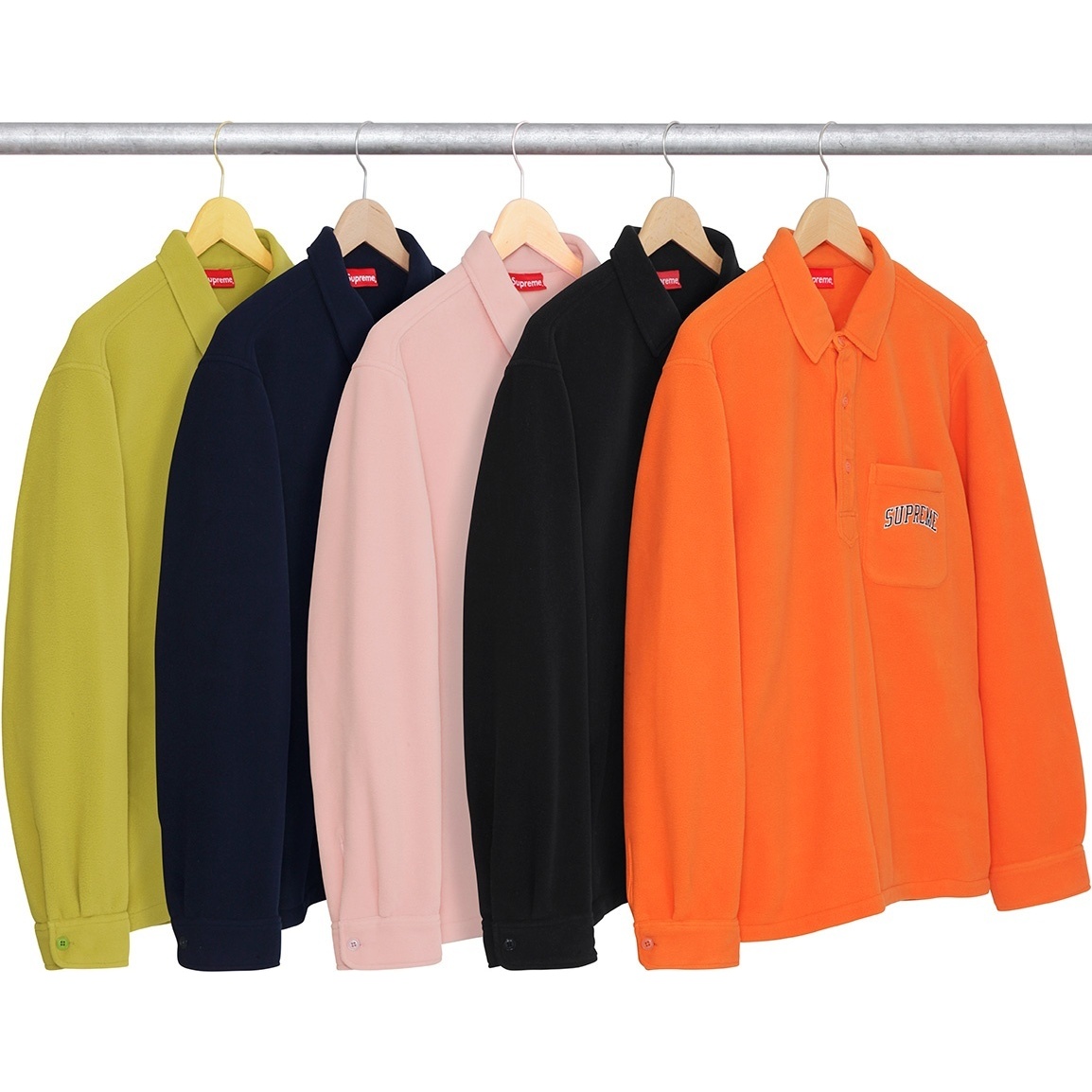 Supreme Polartec® Pullover Shirt (fall/winter 2017) - $118.00
