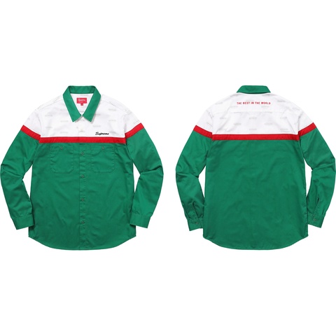 Color Blocked Work Shirt - fall/winter 2017 - Supreme