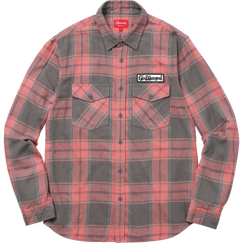 Supreme God Bless Plaid Flannel Shirt - Colorway