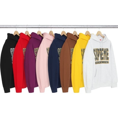 Paisley Fuck Em All Hooded Sweatshirt - Supreme