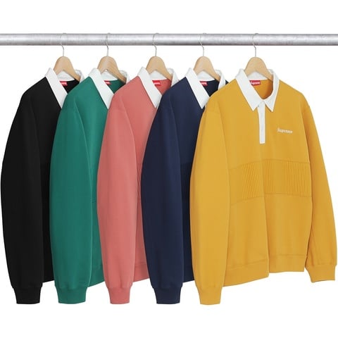 ウェア Supreme 17aw Rugby Sweats Rugby Sweatshirt - fall/winter 2017 - Supreme
