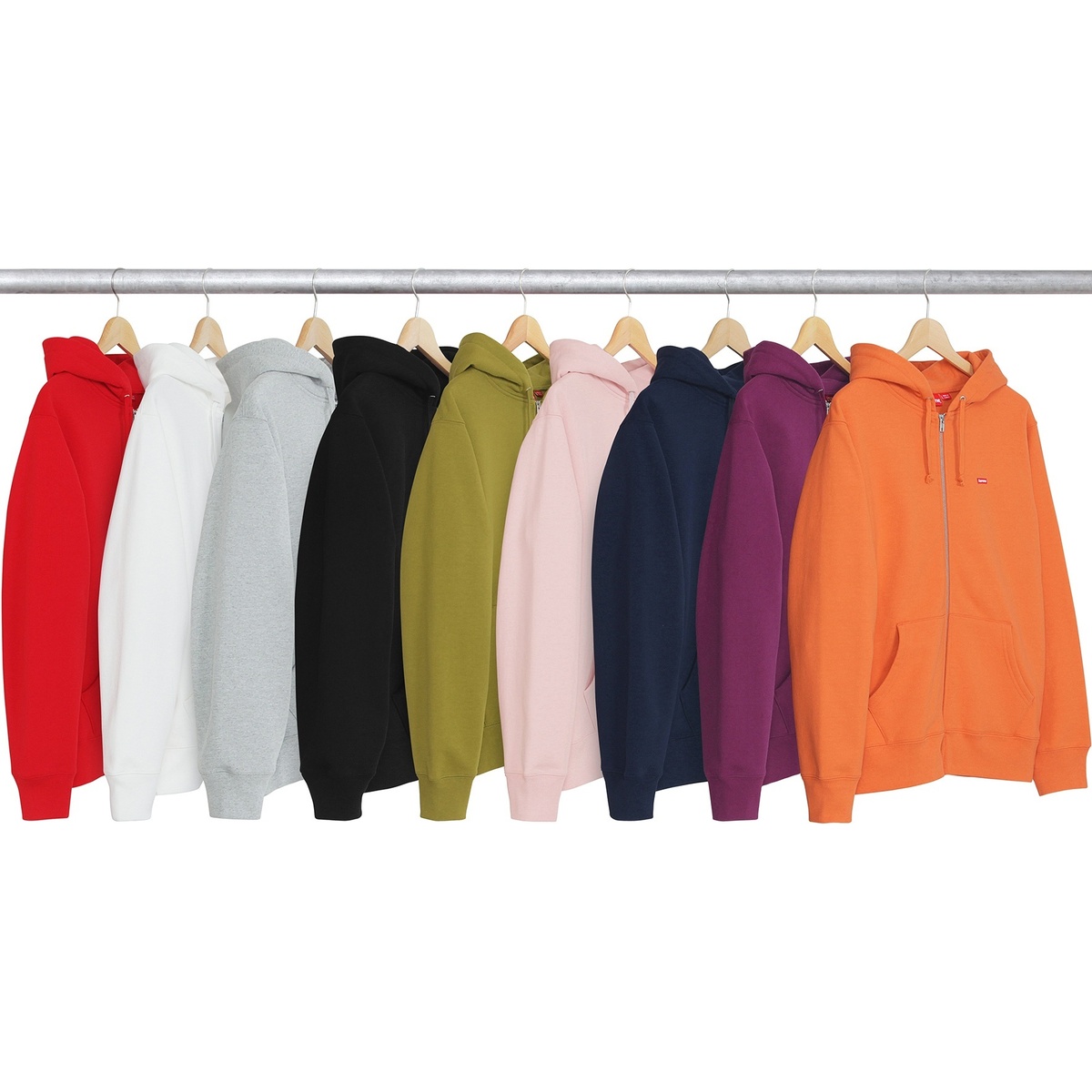 Small Box Zip Up Sweatshirt - fall/winter 2017 - Supreme