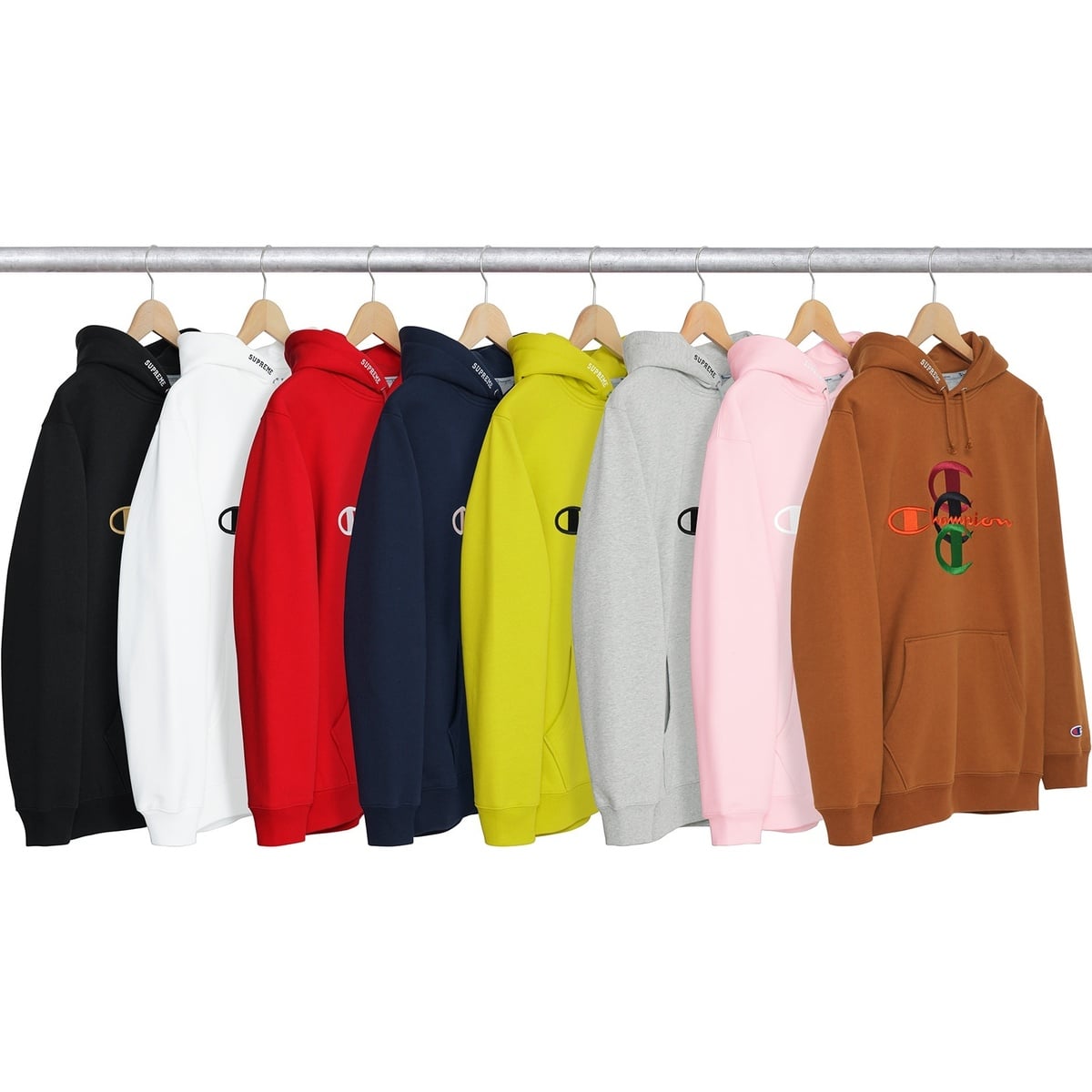 Supreme®/Champion® Stacked C Hooded Sweatshirt - Supreme