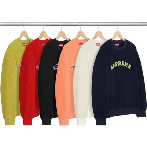 Supreme Polartec® Deep Pile Crewneck - $148.00