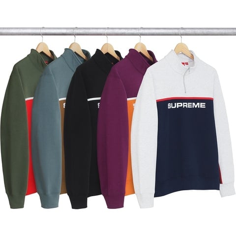 2-Tone Half Zip Sweatshirt - fall/winter 2017 - Supreme
