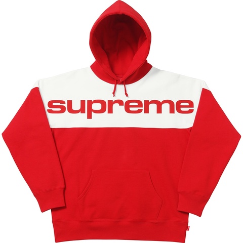 ミ*ー様 Supreme 17AW Blocked Hooded Sweatsh Blocked Hooded Sweatshirt - fall/winter 2017 - Supreme
