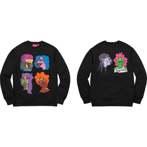 Supreme Gonz Heads Crewneck - Colorway