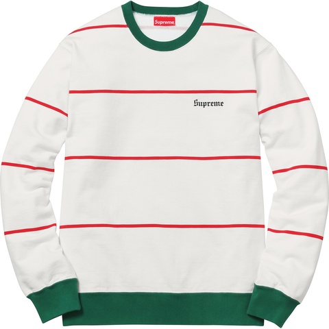 Supreme Striped Crewneck - Colorway
