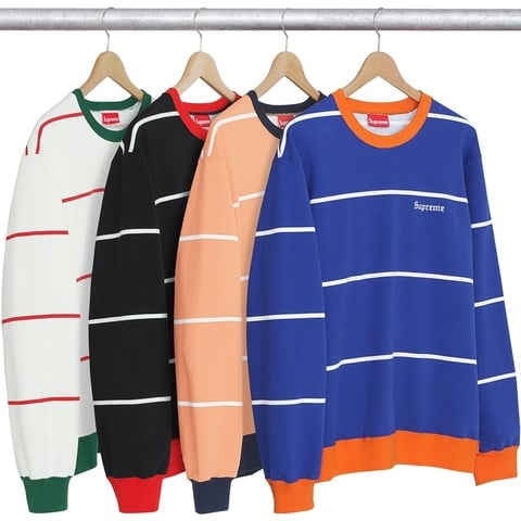 Striped Crewneck - fall/winter 2017 - Supreme