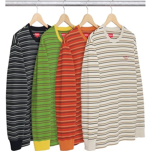 Supreme Raised Stripe L/S Top - $110.00