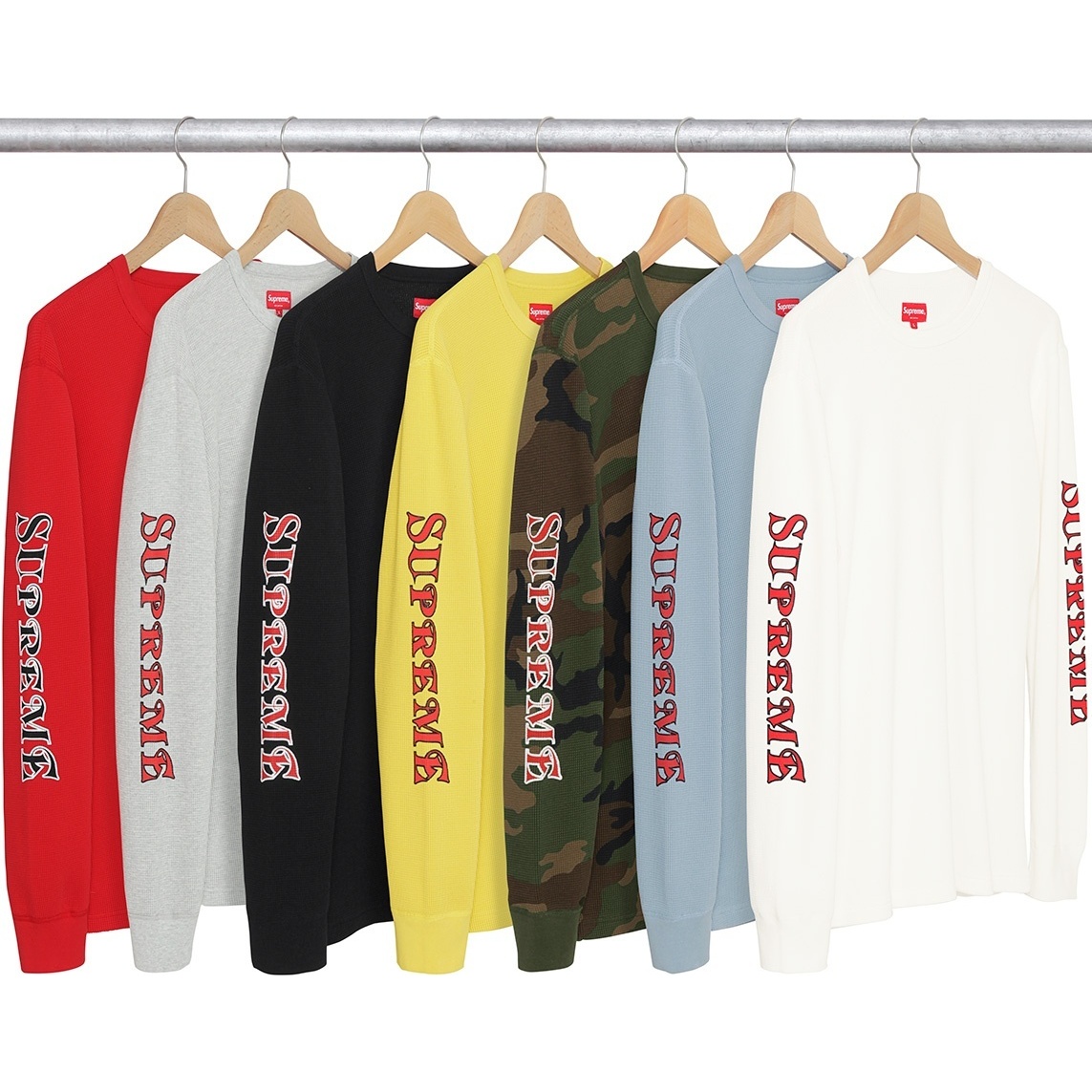 Sleeve Logo Waffle Thermal - SupremeCommunity