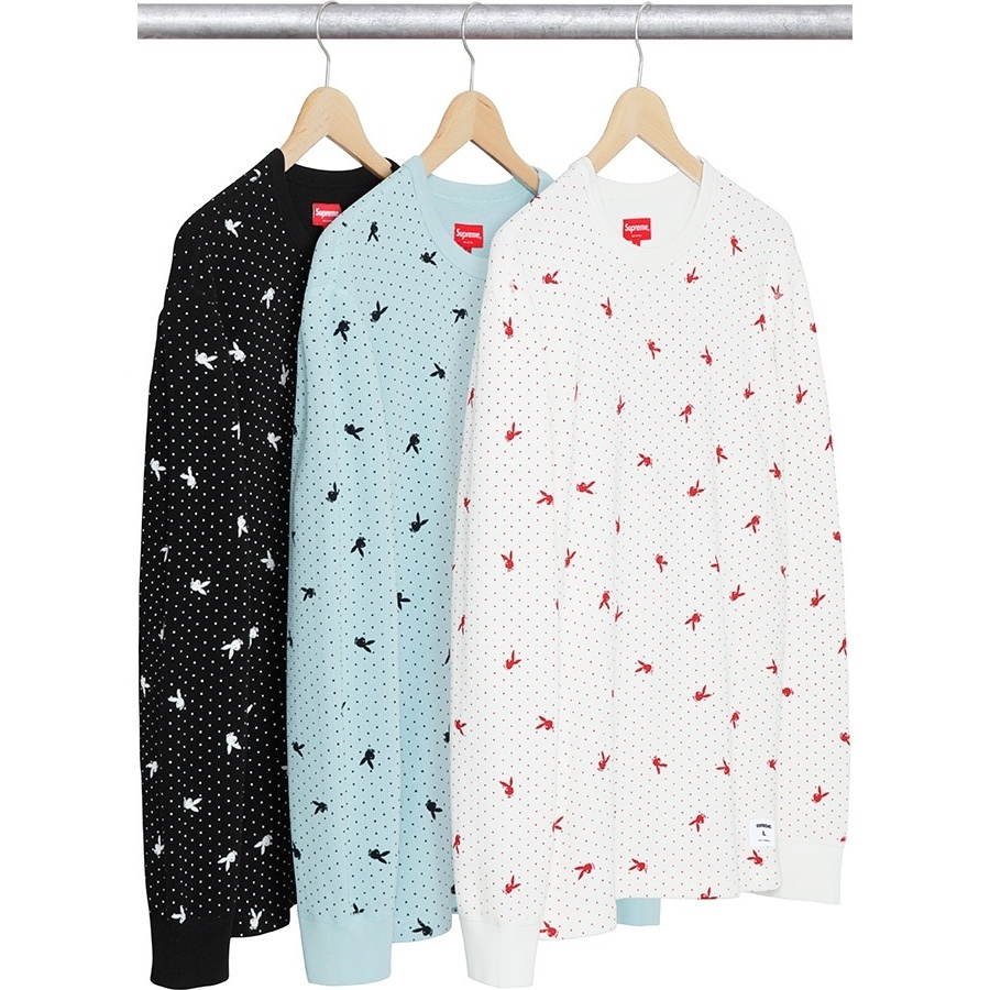 Supreme Supreme®/Playboy© Waffle Thermal (fall/winter 2017) - $110.00