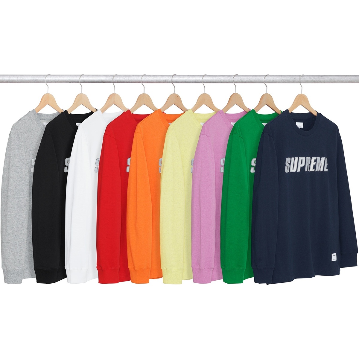 Supreme Reflective L/S Top (fall/winter 2017)