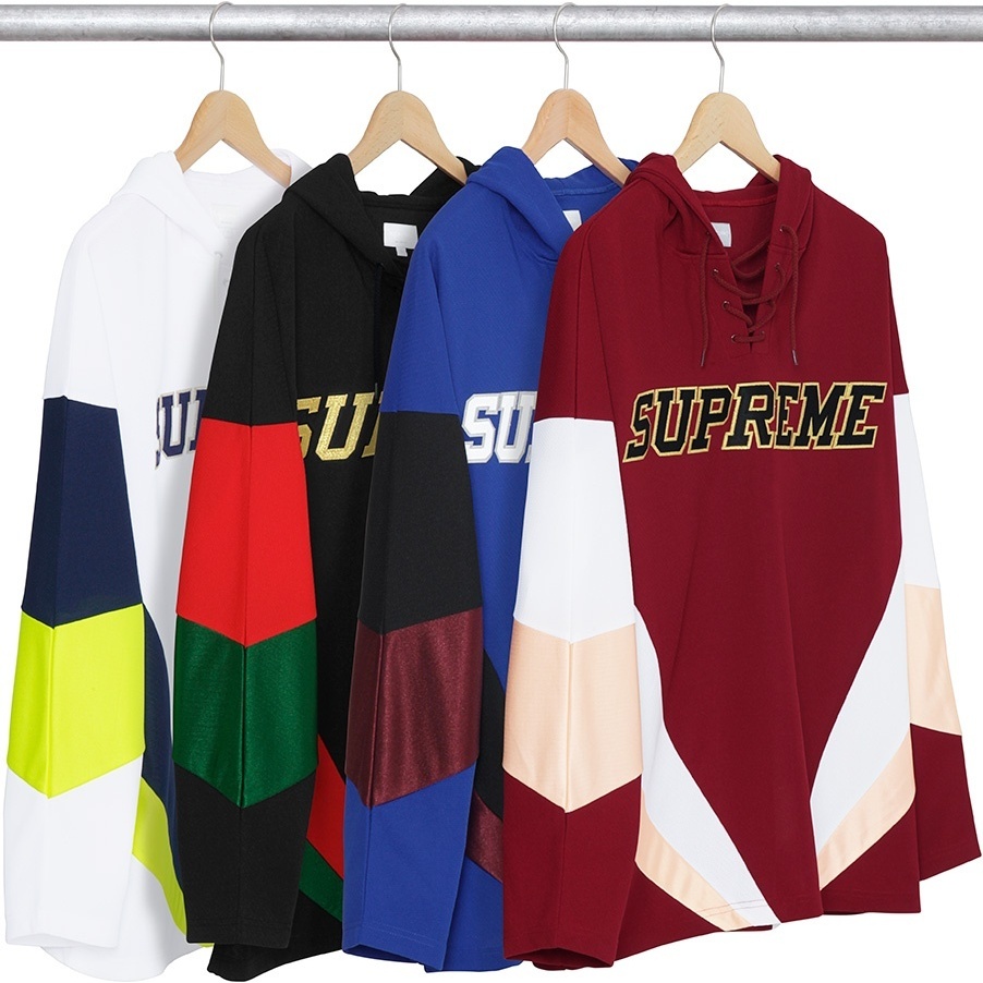Supreme Hooded Hockey Jersey (fall/winter 2017) - $148.00