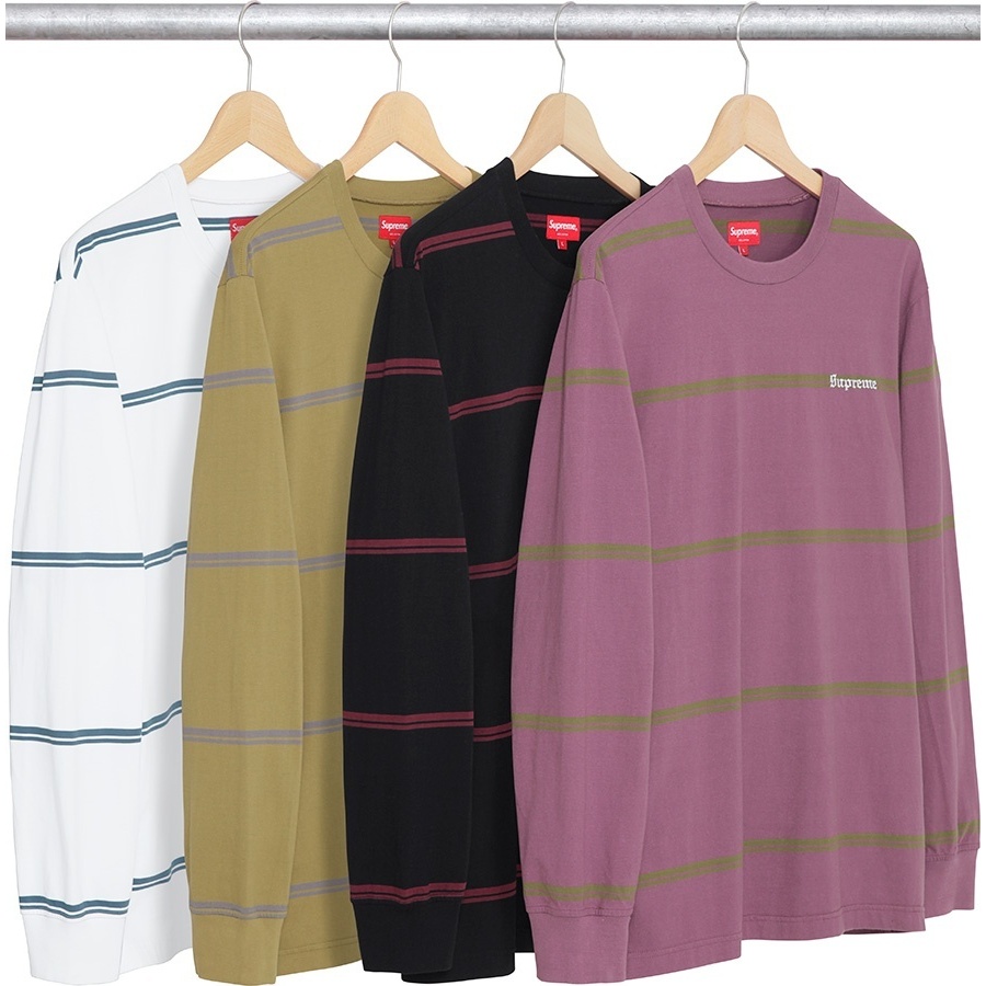 Supreme Striped L/S Top (fall/winter 2017) - $98.00