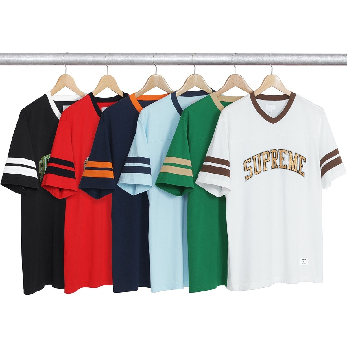 Glitter Arc Football Top - SupremeCommunity