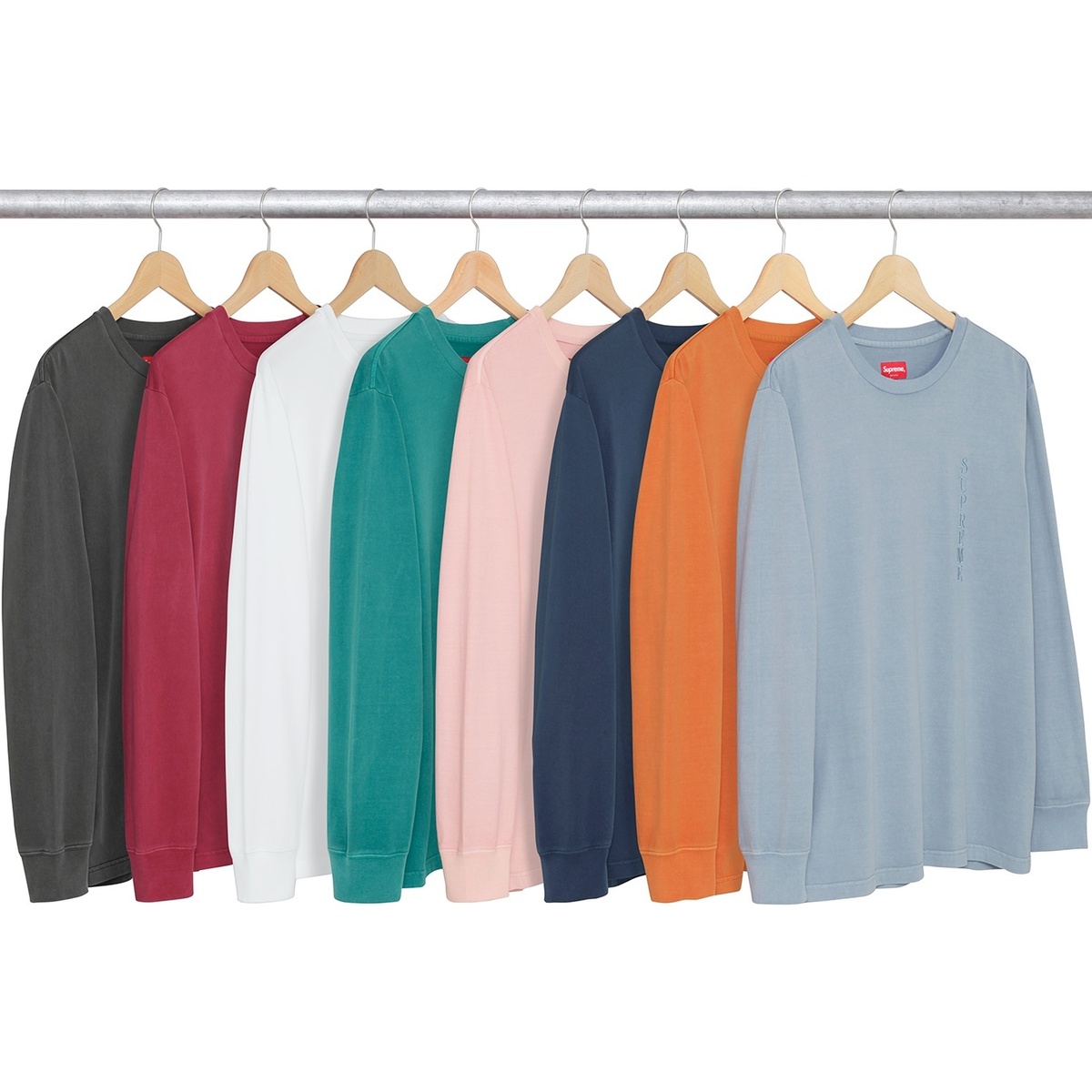 Supreme Overdyed L/S Top (fall/winter 2017) - $78.00