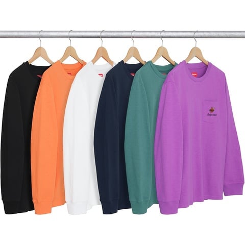 Supreme Sacred Heart L/S Pocket Tee - $88.00