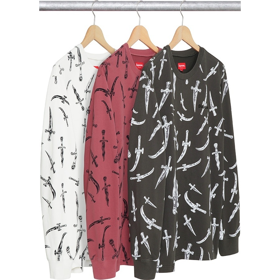 Supreme Daggers L/S Top (fall/winter 2017) - $110.00