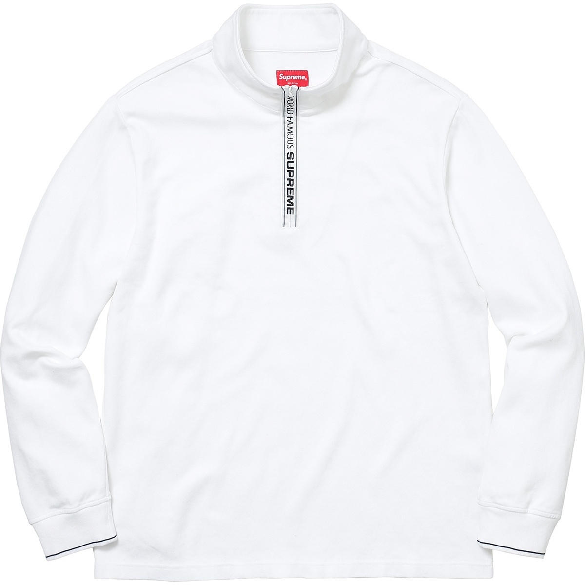 Supreme World Famous Half Zip Pullover (FW17) - $110
