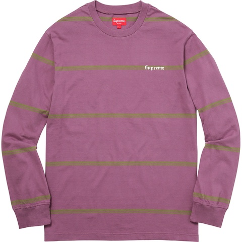 Supreme Striped L/S Top - Colorway