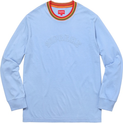 Supreme Multicolor Striped Rib L/S Top - Colorway