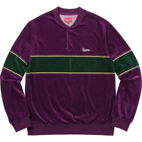 Supreme Velour Snap Henley - Colorway