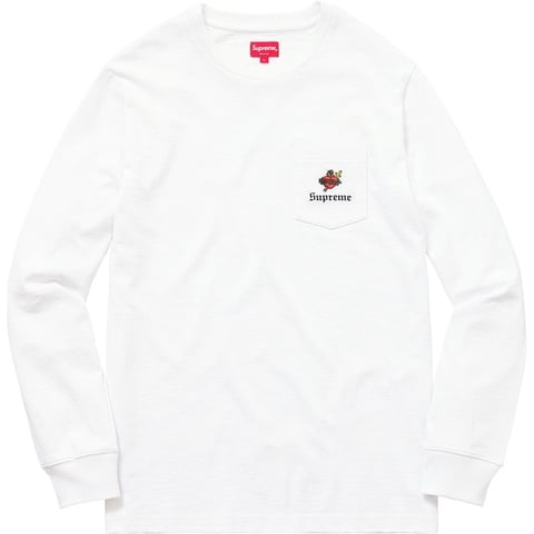 Sacred Heart L/S Pocket Tee - fall/winter 2017 - Supreme
