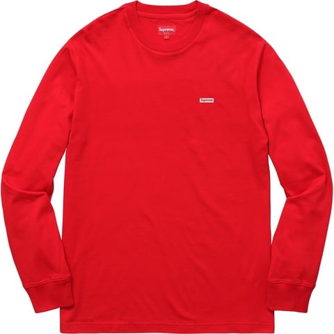 Metallic Box Logo L/S Tee - fall/winter 2017 - Supreme