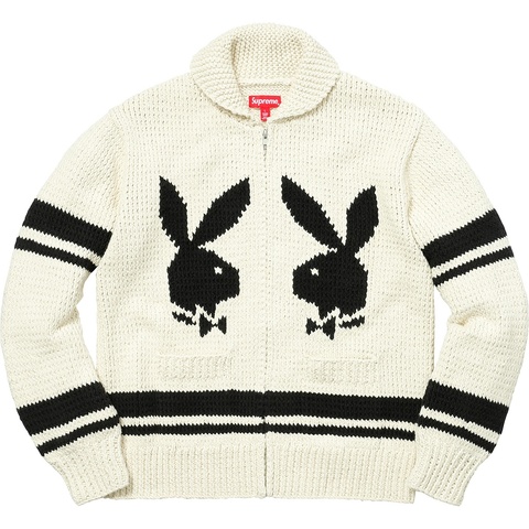 Supreme Supreme®/Playboy© Shawl Collar Full Zip Sweater - Colorway