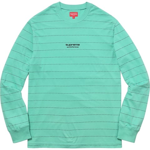 Supreme Logo Stripe L/S Top - Colorway