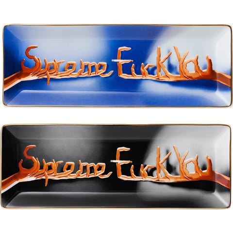 supreme fuck you 陶器長皿 Fuck You Tray - fall/winter 2018 - Supreme